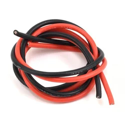 1/5/10 Meters 14AWG Gauge Red Black Silicone Wire Cable 400 Strands 0.08mm Tinned Copper Silicone Wire for  Battery Automotive