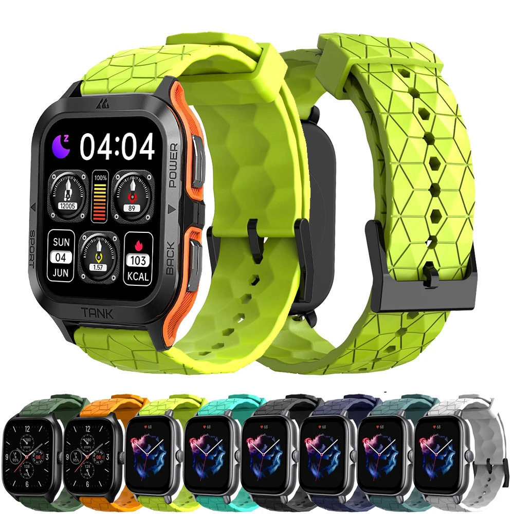 

20mm/22mm band For Amazfit GTS 4/2/2e/3/GTS2 Mini/GTR/4/3/Pro/GTR2/42mm/stratos Silicone Wristband Bracelet Amazfit bip strap