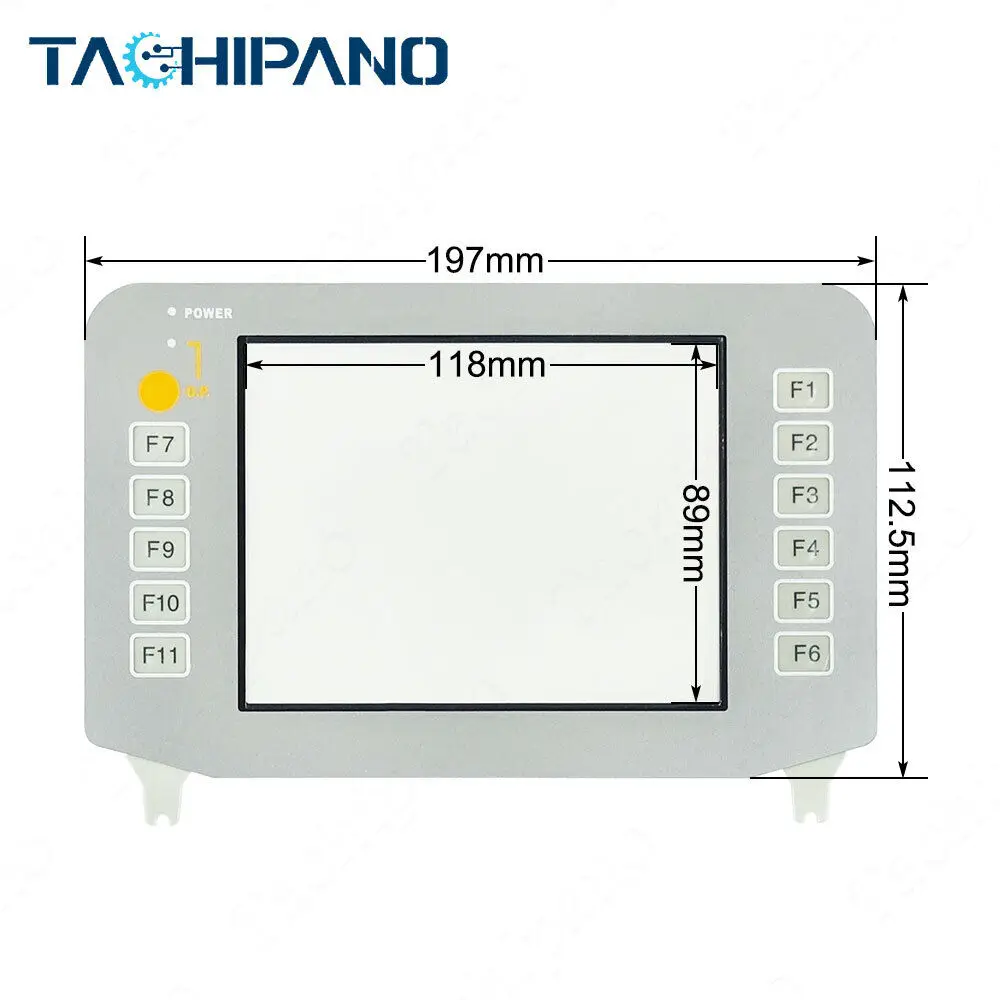 Membrane Keypad for AGP3310H-T1-D24-RED Keyboard Button with Protective Film