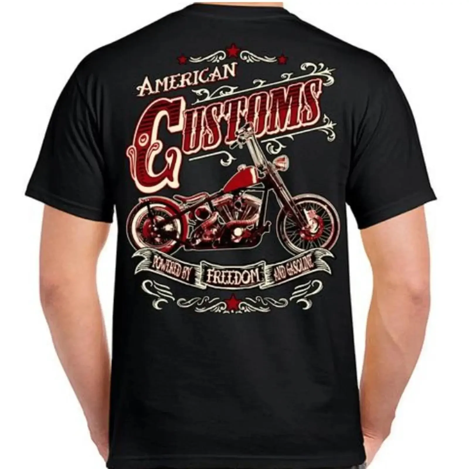 American Custom Vintage Bobber Biker s Men T Shirt vintage Washed Soft Top For Everyday Wear Comfortable graphic homme