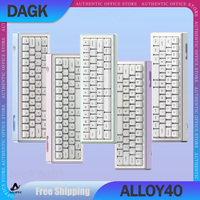 DAGK Alloy40 Mechanical Keyboard Kit 3 Mode 2.4G Bluetooth Wireless Keyboards RGB Backlit Gasket Customization Gaming Keyboard