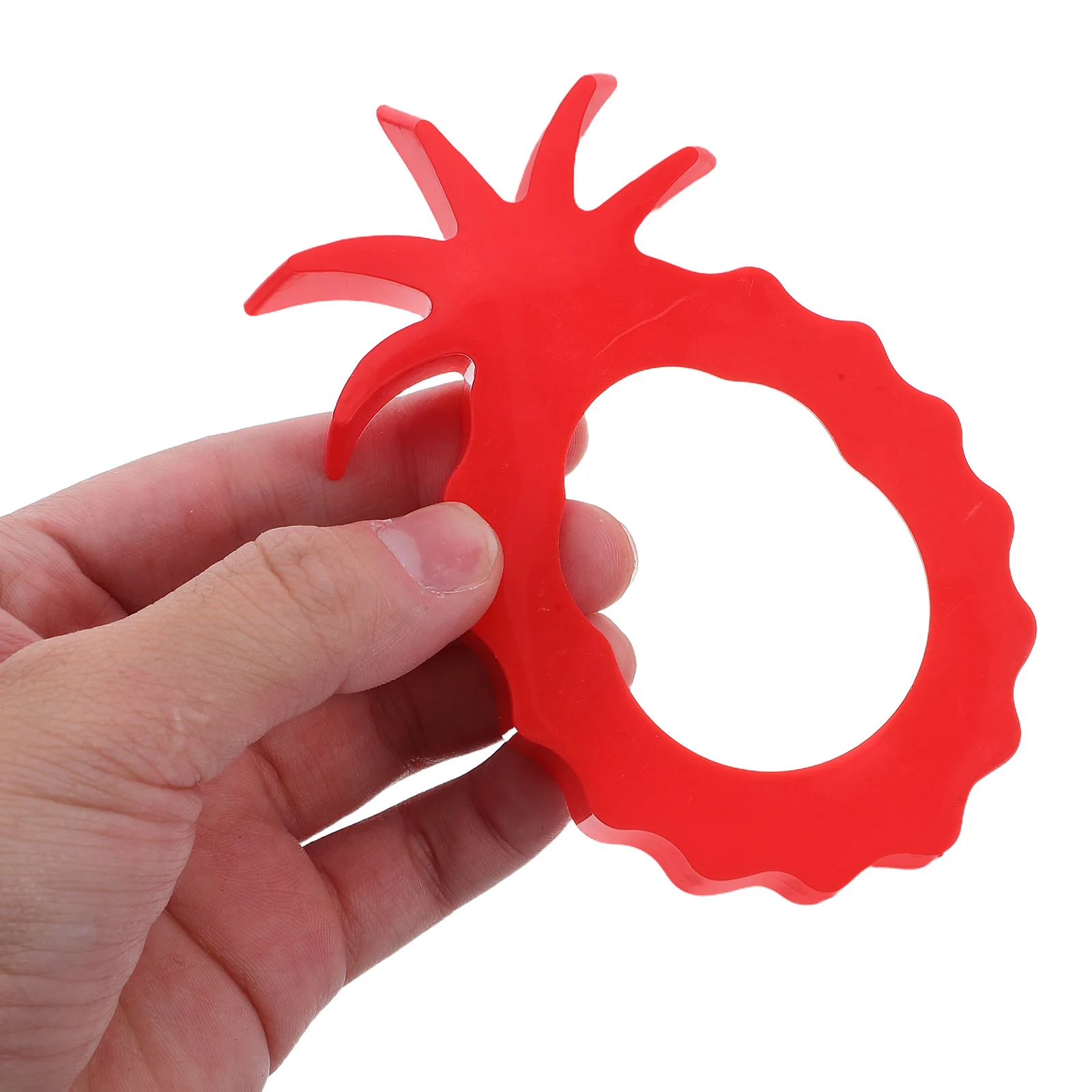 1세트 클레이 모델링 도구 어린이 안전 플라스틱 반죽 커터 과일 모양 창의적 놀이 세트 기술 개발용 인터랙티브