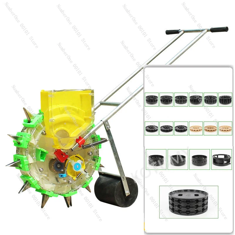 Multi-function Hand-push Seeder Machine, Radish, Corn, Cotton, Soybean Peanut Planter, Precision Machine Wheat Seeder