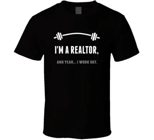 Realtor Funny Workout Personalized T Shirt