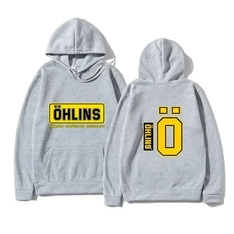 

Men's and women's autumn and winter clothing, hanging cars, motorcycles, sports cars, Ohlins sportswear, long sleeved hooded
