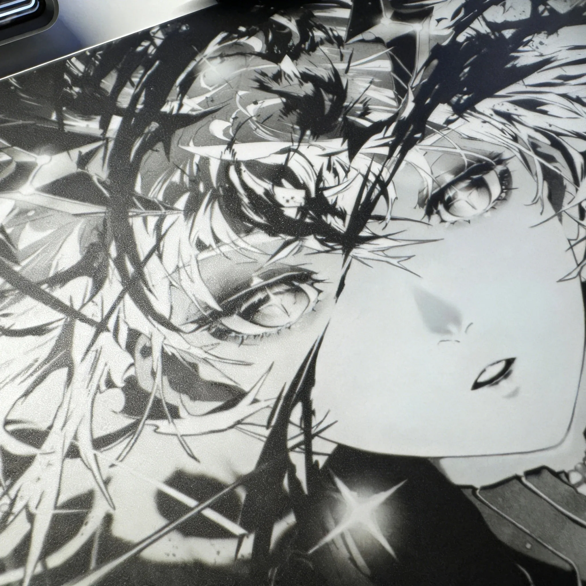 CPhotovoltaic Glass Mouse Pad Tempered Upgrade Smooth FPS Sora E-sports Game & Office Specific Pc Laptop Customized Desk Mat