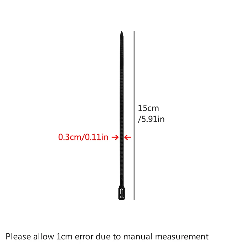 100/500pcs Reusable Cable Ties, Cable Lock Loop Nylon Ties Removable, Recyclable, Mixed Colours, Black, White