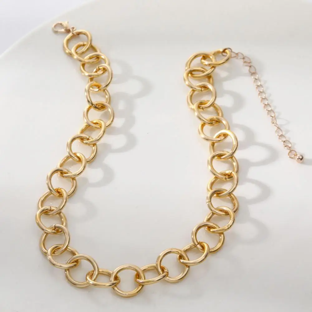 Fashion Jewelry with Extension Chain Men Ladies Ring Chain Necklace for Daily