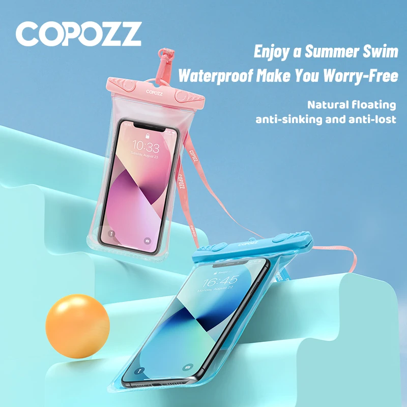 COPOZZ Upgraded version Universal Waterproof Phone Case For iPhone Xiaomi Samsung Underwater Case Mobile Phone Coque Cover