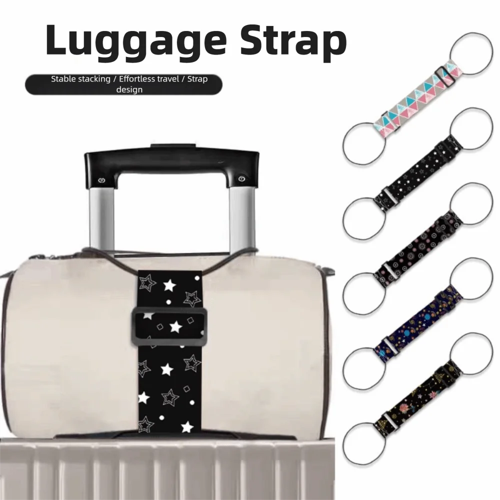

High Quality Elastic Luggage Strap Adjustable Design Portable Suitcase Belt Multi-Purpose Baggage Bungee Travel