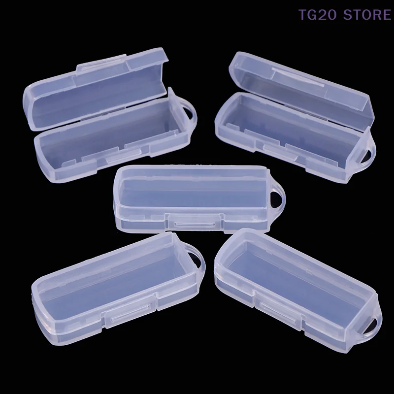 5/10Pcs PC USB Flash Drive Cases Storage Boxes With Lids Contemporary Style For OTG Rotating Drives Storage Bins