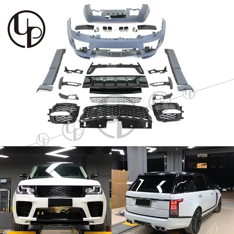 

Vogue Car Bumper for Range vogue SVO Style Body Kits Conversion pp Material Facelift 2014-2017y Auto Body Systems Front Bumper