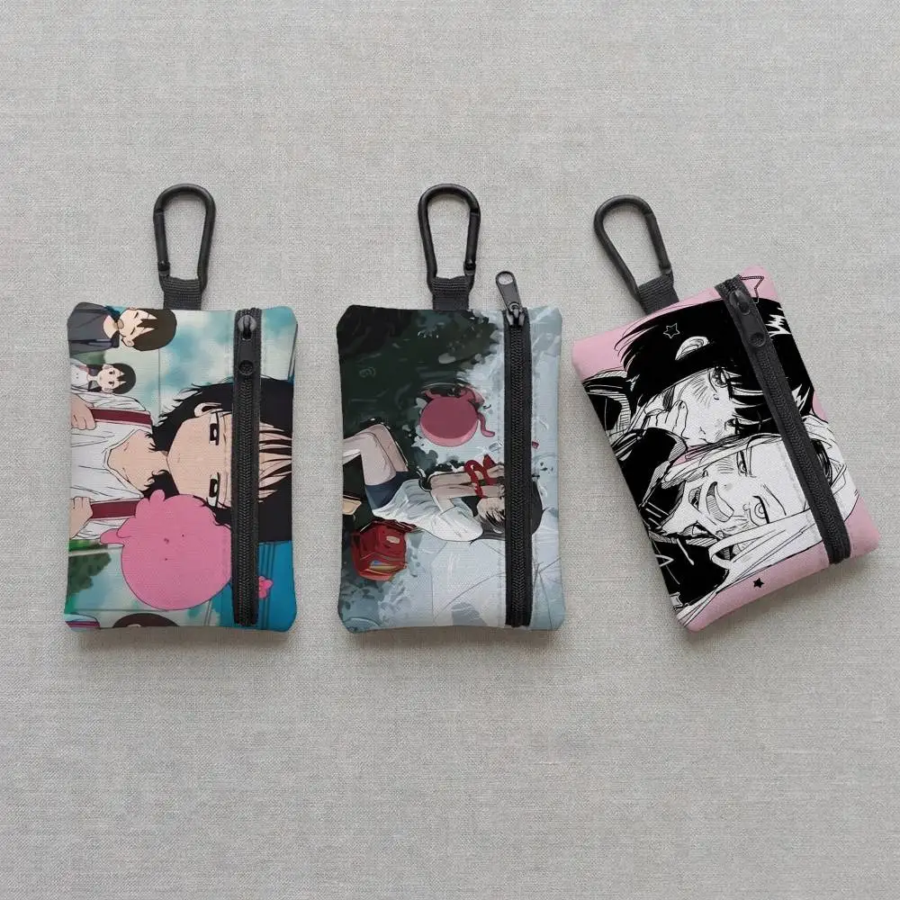 Anime TV T-Takopi's O-Original Sin Everyday Oxford Cloth Zipper Coin Purse - Lightweight Card Holder & Hanging Key Pouch