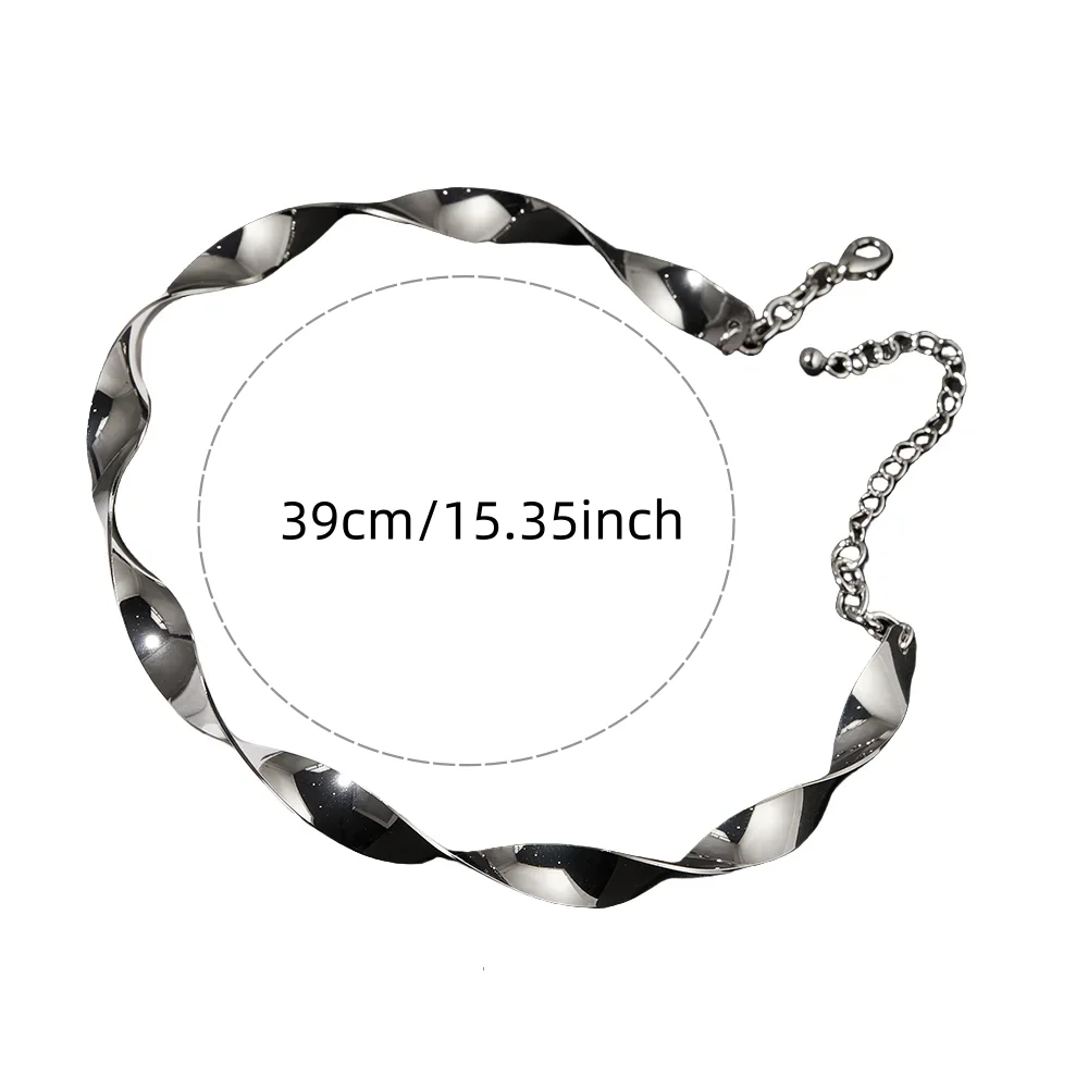 Leshore Sliver Plated Necklace Hot For Women Exquisite Student Girlfriend Jewelry Accessories Wedding Fashion Gift