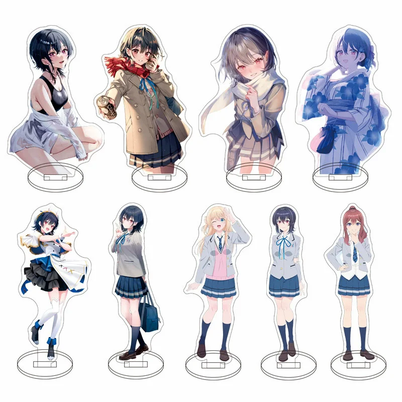 Animation Make Friends with Lovely Girl Acrylic Plaque Standee Figure Model Plate Aesthetic Desktop Ornament Fans Christmas Gift
