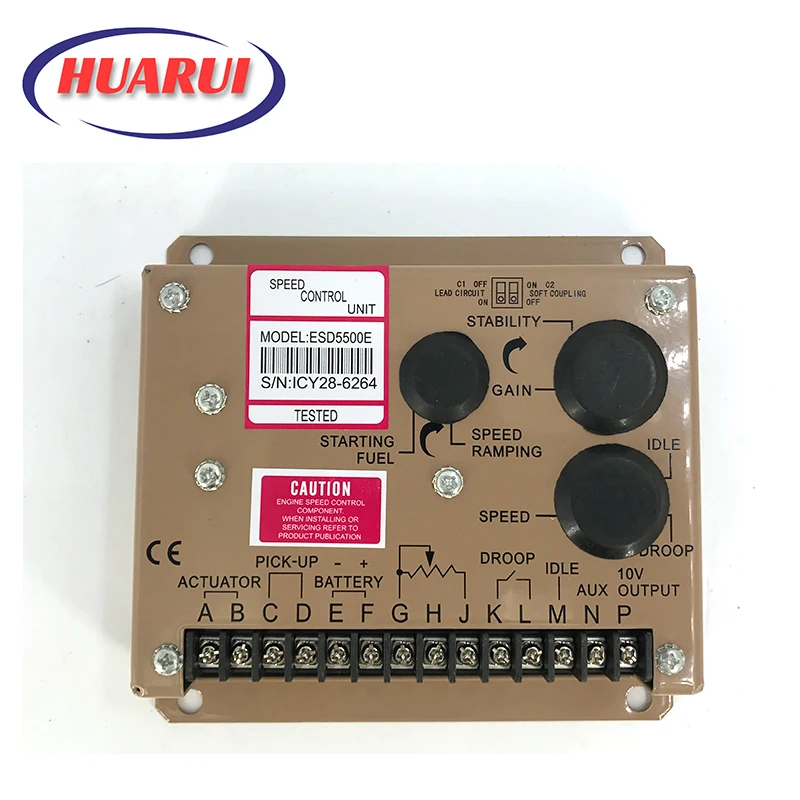 ESD5500E Speed board Generator set speed controller sensor Excitation governor switch ESD5500