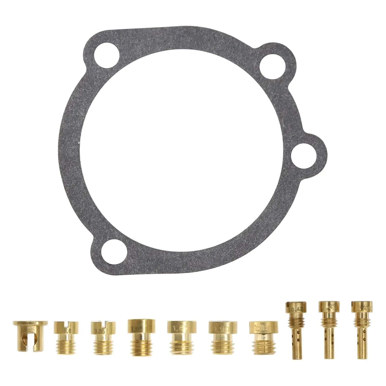 Kit de inyectores para carburador Keihin CV40 de Harley-Davidson, incluye inyector principal, inyector piloto y junta, para Harley Davidson Sportster XL883 XL1200 CV 40MM C