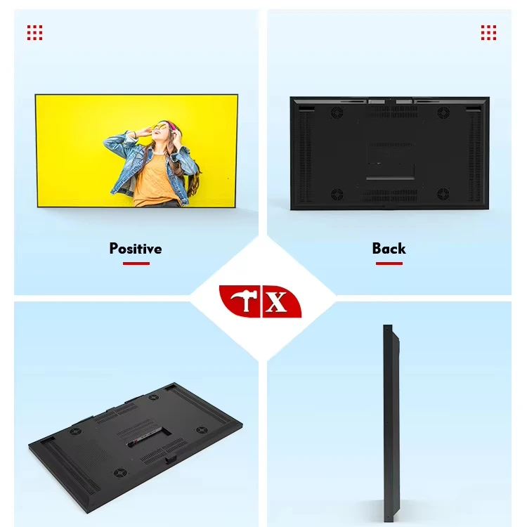 32 Inch 1920*1080 LCD Display Black Metal Case Sunlight Readable for Indoor Advertising Signage Screen Business Monitor