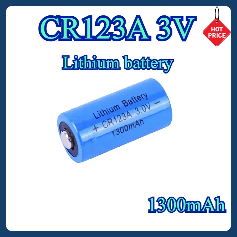 2-10 PCS 3V CR123A Lithium Battery Cell 1300mah CR123 CR17335 Dry Primary Battery for Camera