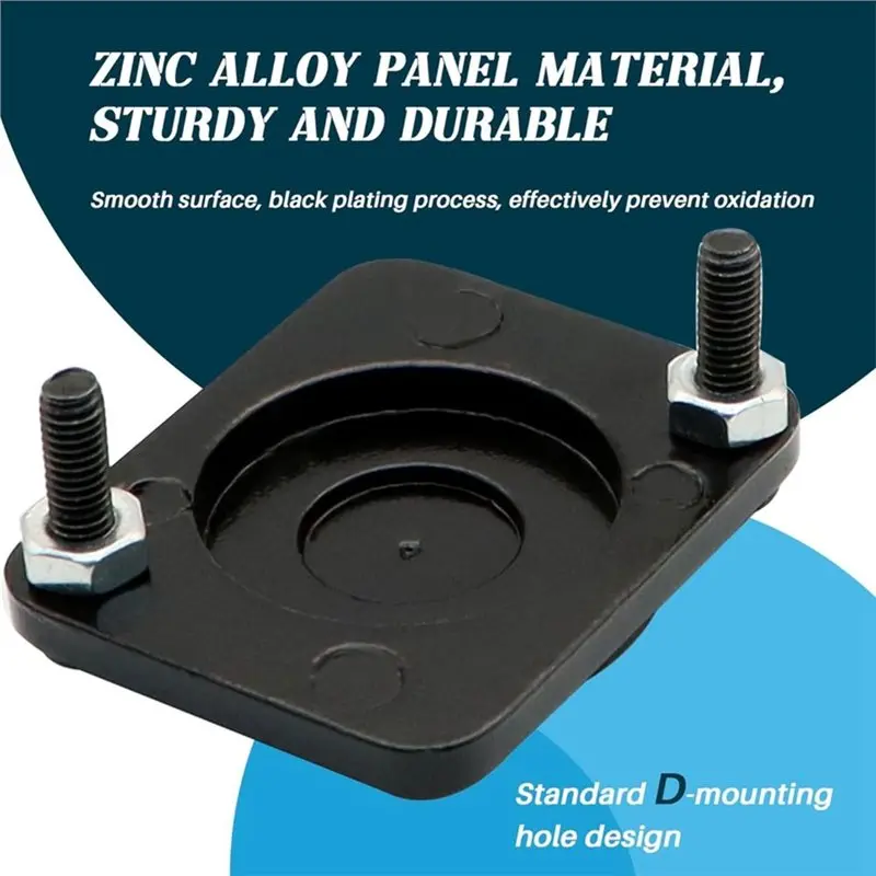 WOWFU-12 Pack Panel-Mount Blank Plate Rack Mount Plate For Chassis Connectors And XLR Connectors