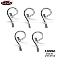 Size8  Silver 5PCS