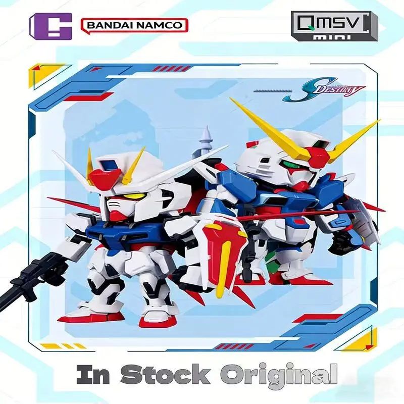 

In Stock Original Genuine QMSV MINI STRIKE & DESTINY Action Figures BAIDAI Blind Box Kawaii Toys Doll Mystery Box Birthday Gift