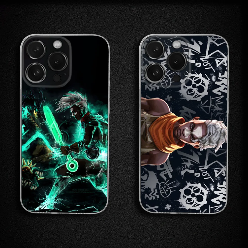 

Ekko Arcane Jinx Phone Case For iPhone 16,15,14,13,12,11 Plus,Pro,Max,XR,XS,X,Plus,SE,Mini Transparent Soft Cover