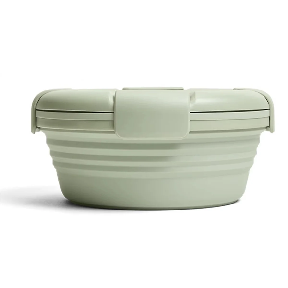 ABNH Silicone Folding Lunch Box, Portable Retractable Bowl for Travel,Instant Noodles Storage,Outdoor Picnic Food Container B