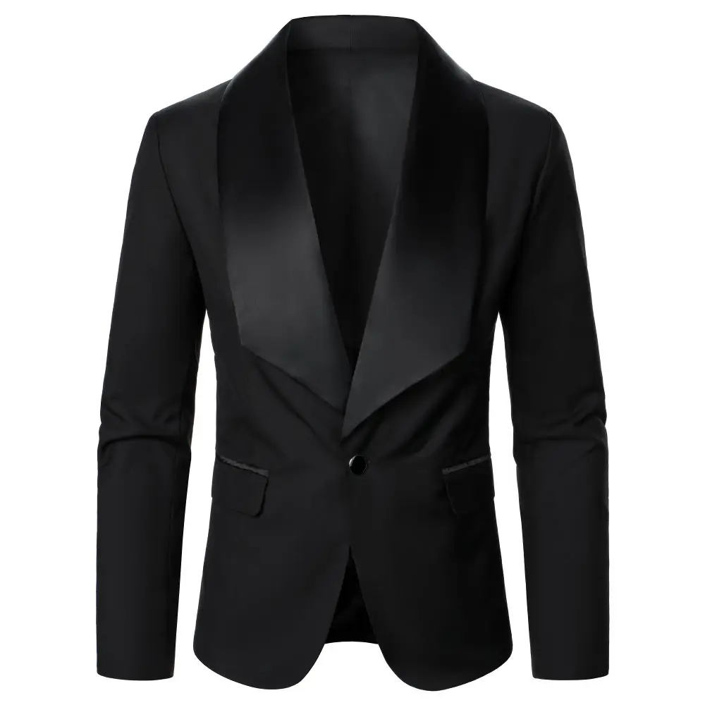 Men's Suit Luxury Soft Fabric Business Casual Men's Coat Wedding Business Conference Dinner Party Holiday Gift Men's Suit Jacket