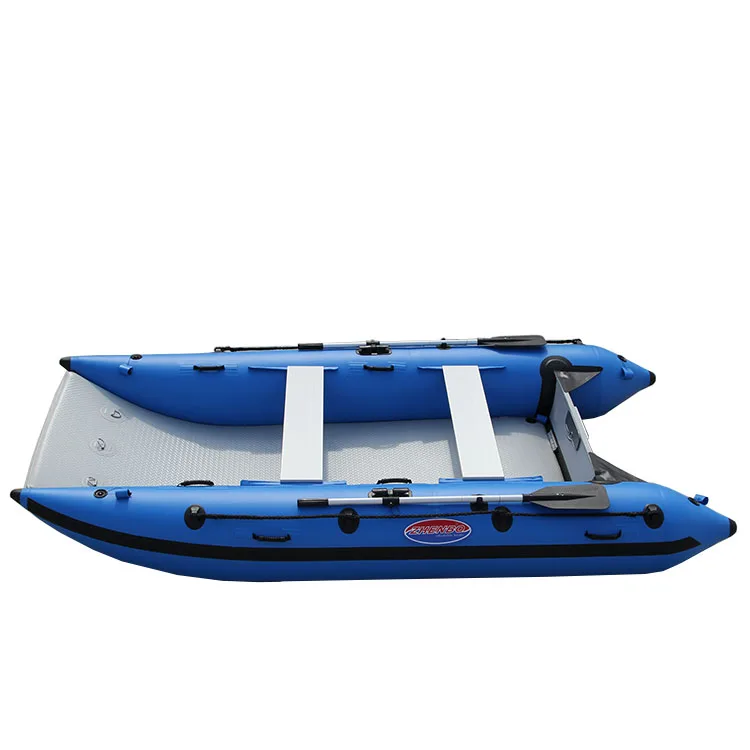 Hot sale CE Inflatable Speed Folding Catamaran Rubber Boat