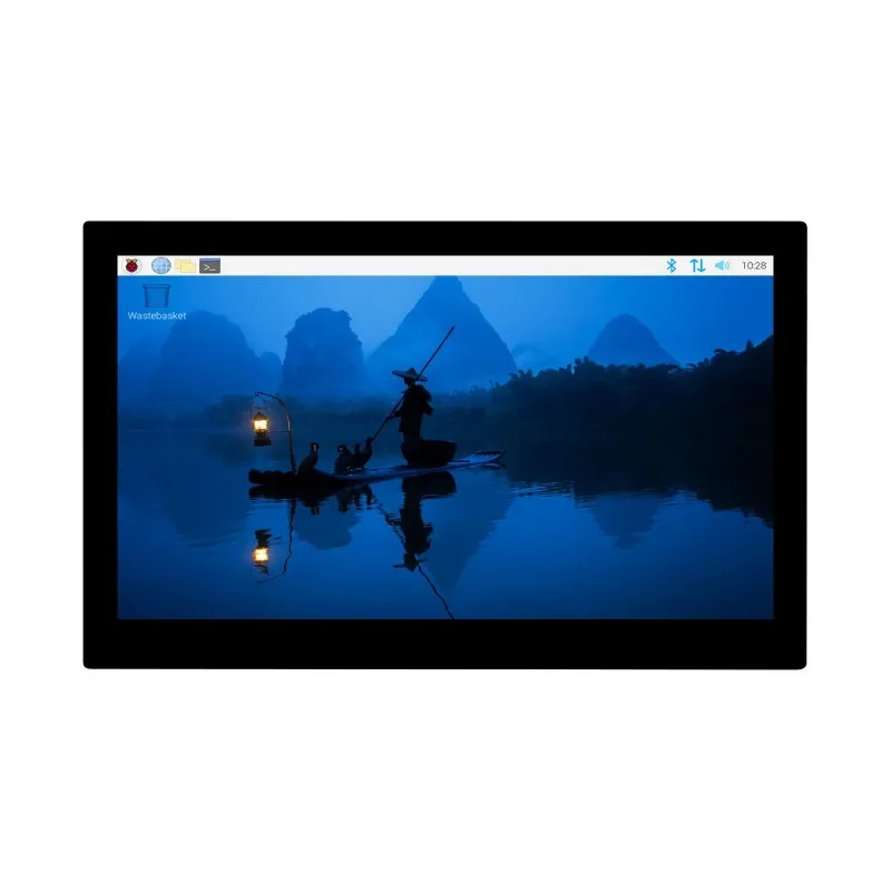 10.1inch DSI Capacitive Touch Display, Wide Color Gamut, 720 × 1280, IPS Panel, Supports 10-Point Touch, Toughened Glass Panel
