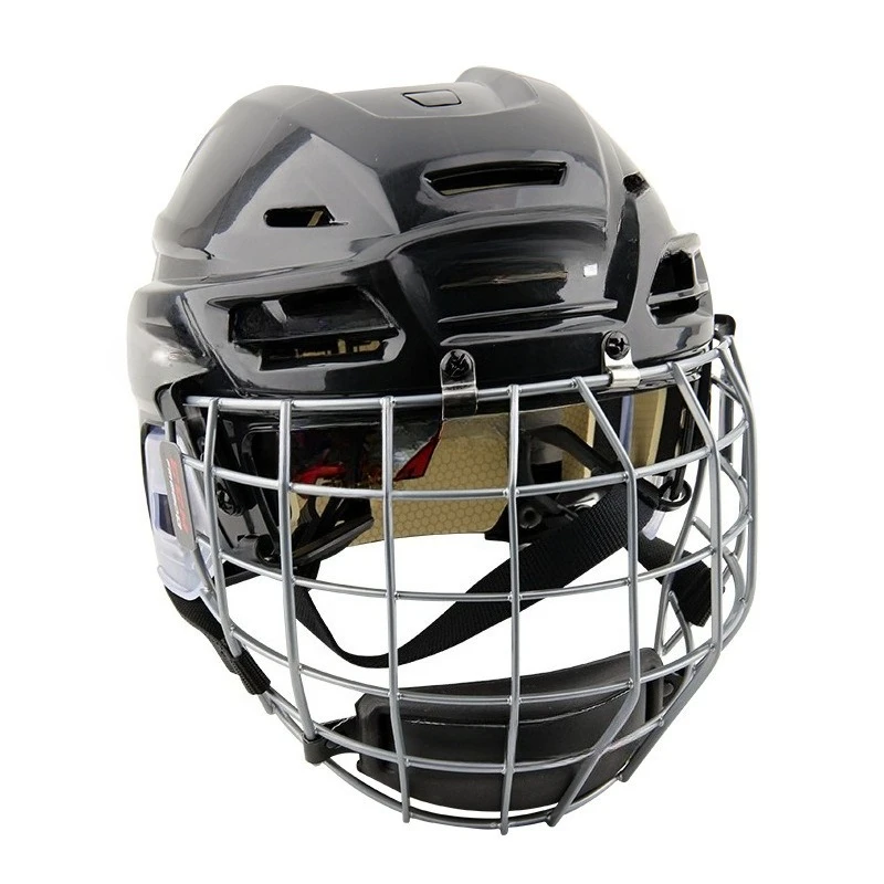 

Ice Hockey Helmet Rugby Roller Skating with Drop Cap Adult Children's Hockey Goalkeeper on Ice