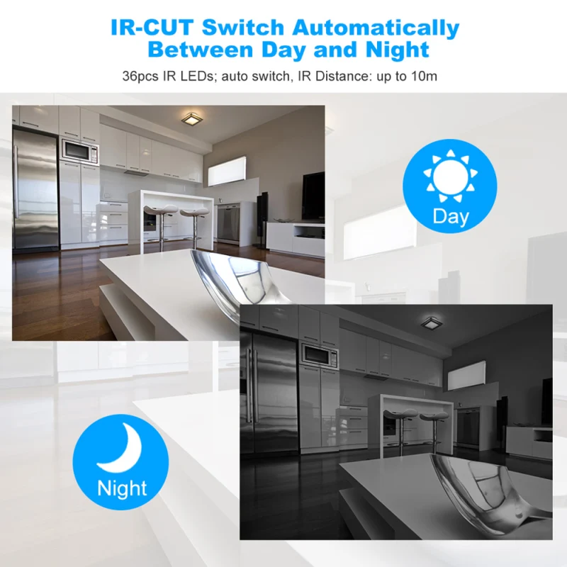 3mp POE IP Camera Waterproof Infrared Night Vision Support P2P Android/iOS APP Motion Detection