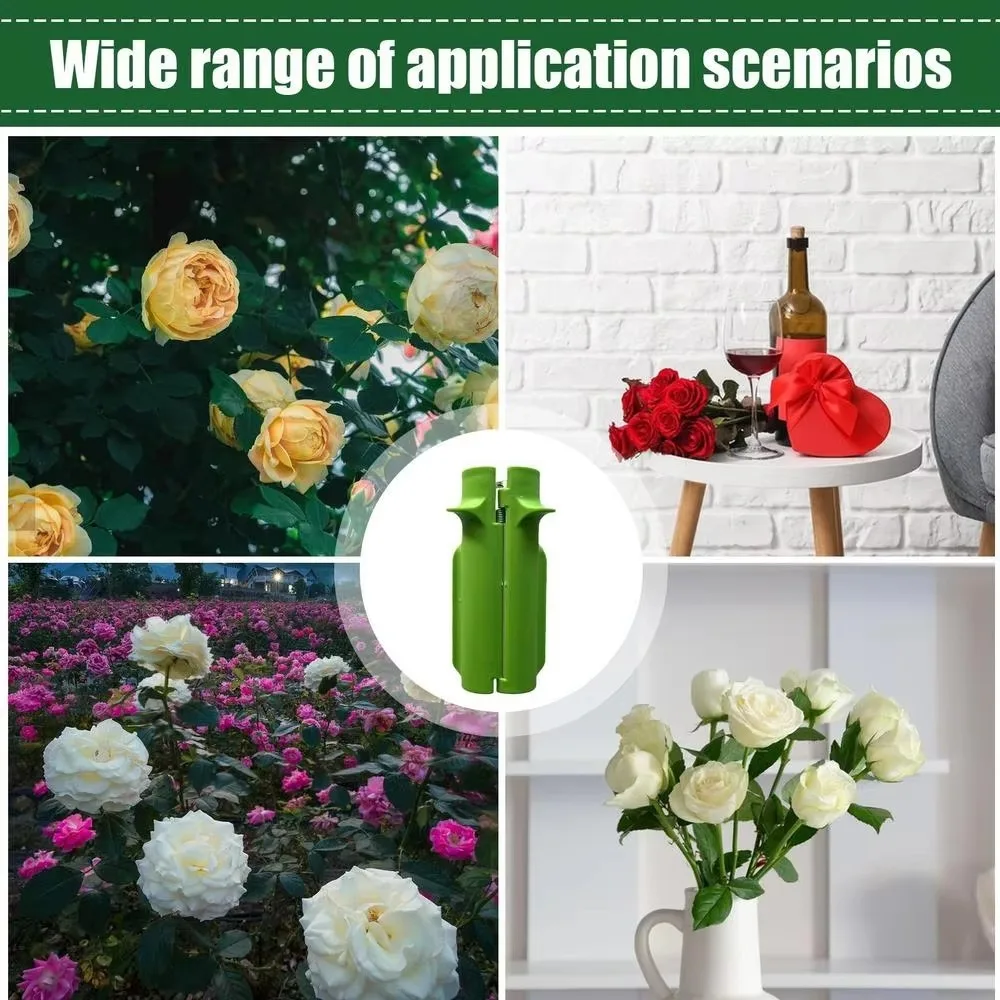 Save Effort Rose Thorn Remover Plant Stripping Tool Leaves Removal Rose Thorn Stripper Tool Plastic Easy-to-Use