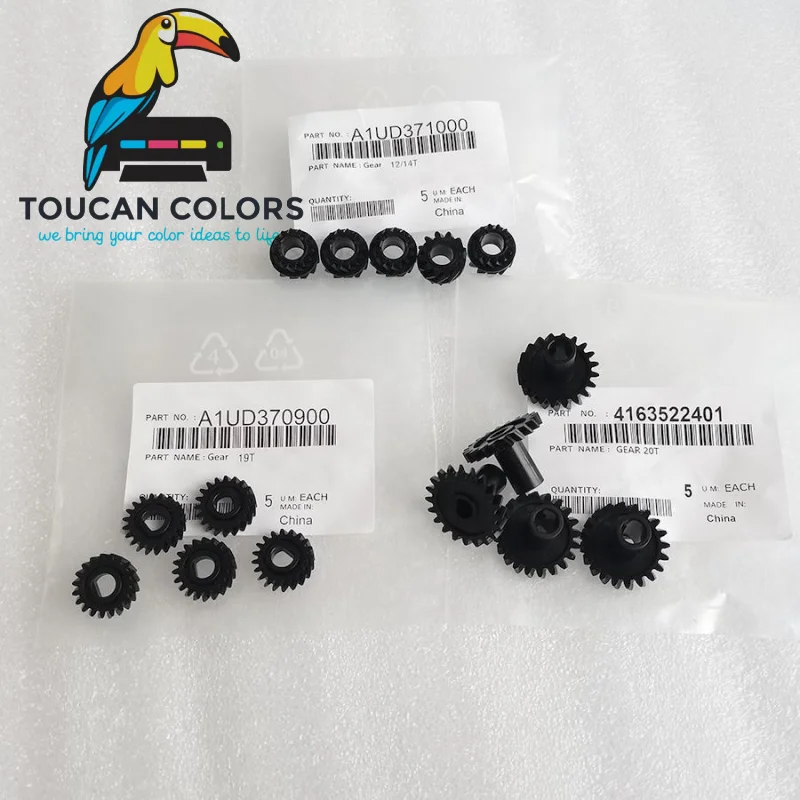 

ToucanPrinter BH363 Developer Gear Kit A1UD371000 A1UD370900 4163522401 for Konica Minolta Bizhub BH 223 282 283 350 362 363 423