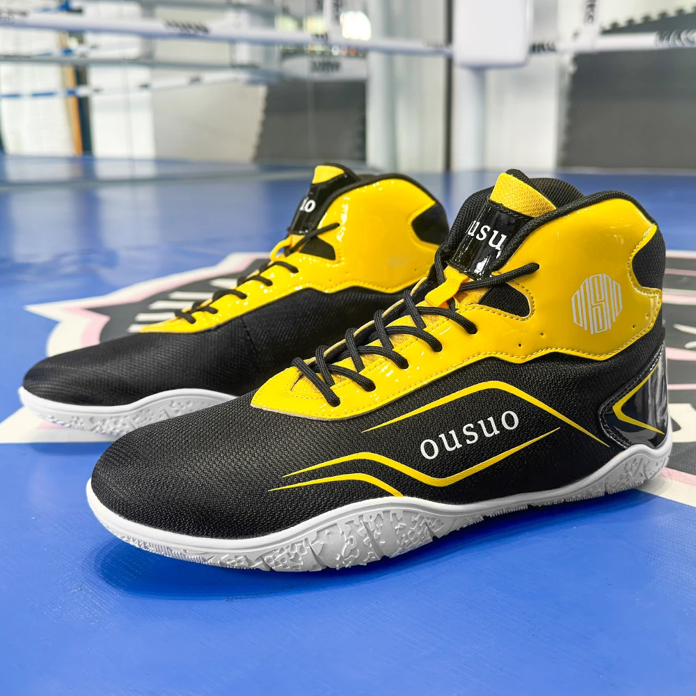 

Новые популярные мужские дышащие профессиональные легкие противоскользящие кроссовки для борьбы, тренировочные кроссовки для боевого тренажерного зала