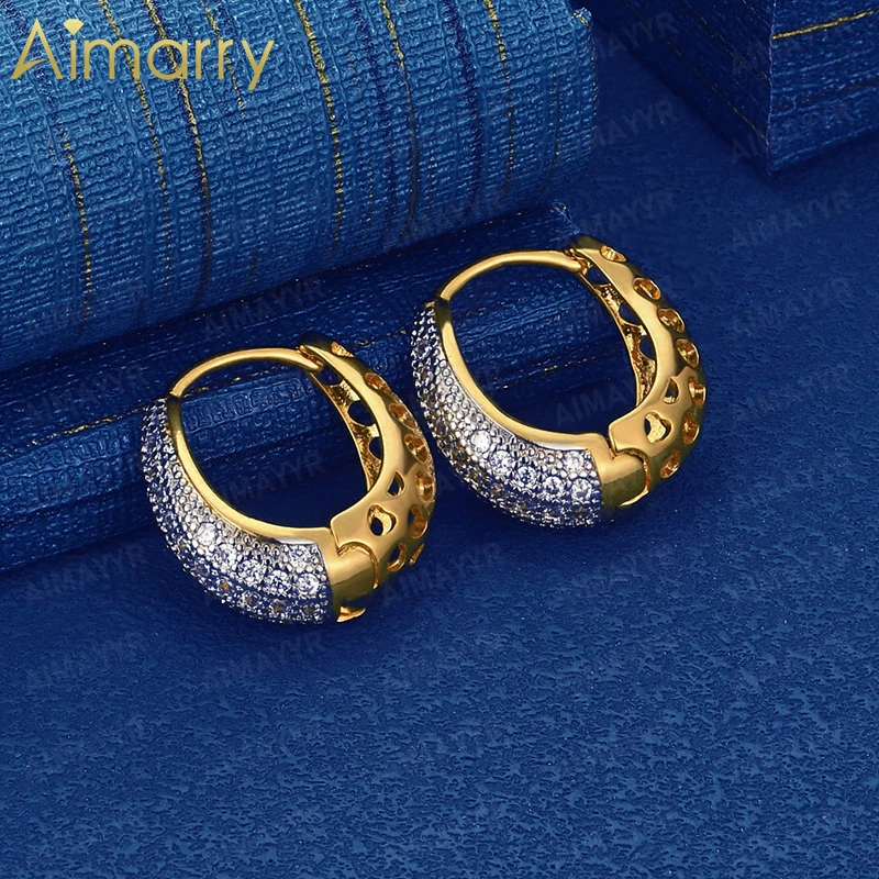 925 Sterling Silver 1.95cm * 0.80cm Heart-shaped Hollow Bottom Half AAA Zircon Earrings for Women High-quality Fashion Jewelry