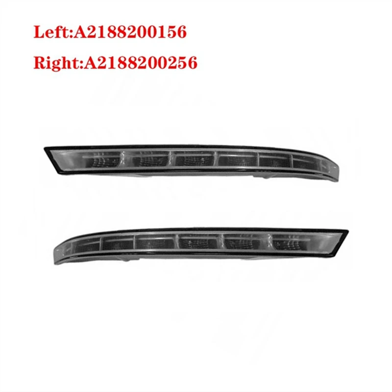 1Pair Front Additional DRL Light For Mercedes Benz W218 CLS 63 AMG 2012-2014 A2188200156 A2188200256 LED Auxiliary Lamp