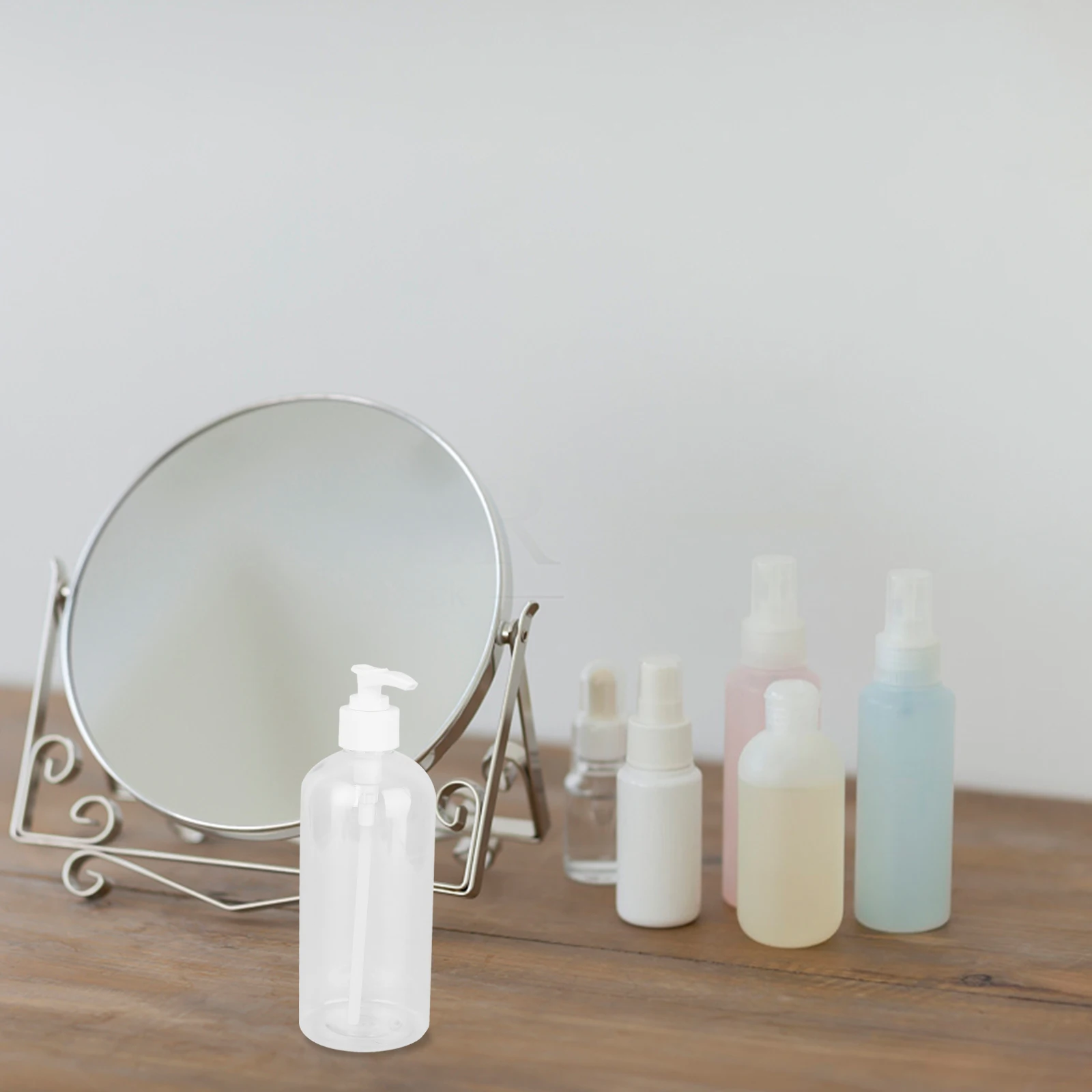 

4 шт., пустая бутылка с насосом, 500 мл, прозрачный лосьон для путешествий, дозатор шампуня для домашних животных, легкий контейнер для жидкого мыла, длинная соломинка для улицы