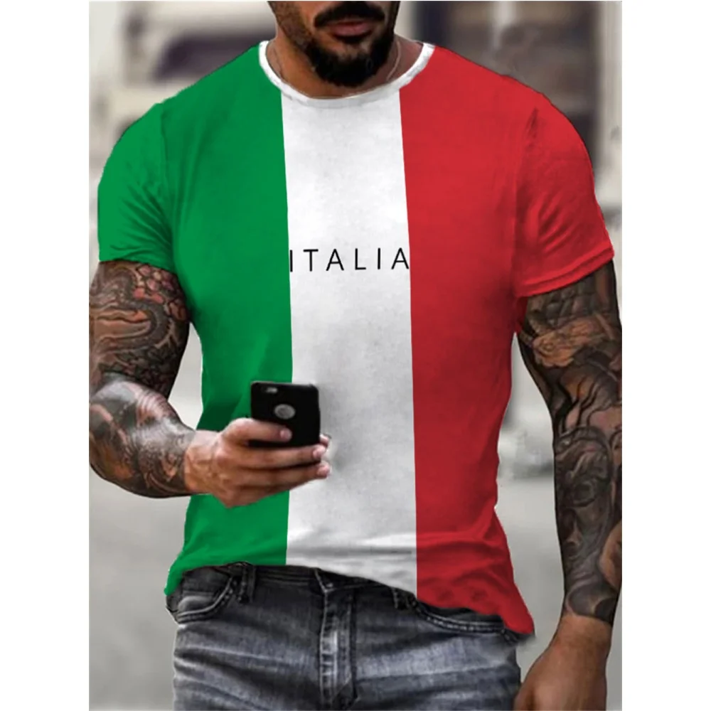 Men\'s T-Shirt Summer Tshirt Casual Short Sleeved Top O Neck T Shirt Loose Micro Elasticity Retro Fashion Breathable Men Clothing