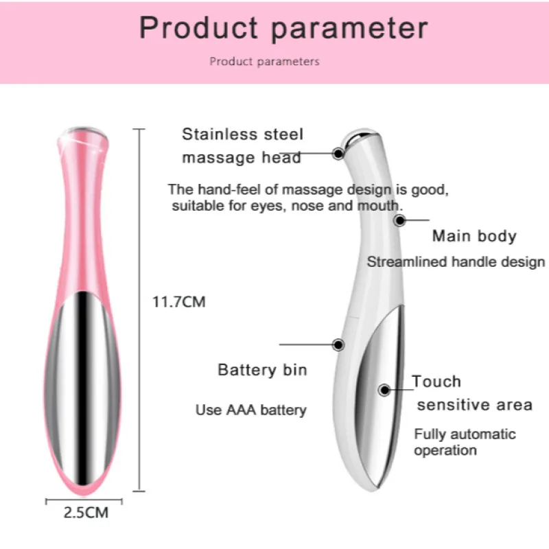 Eye Massager and Ion Importer for Mini Eye Beauty  Reveal Radiant Eyes