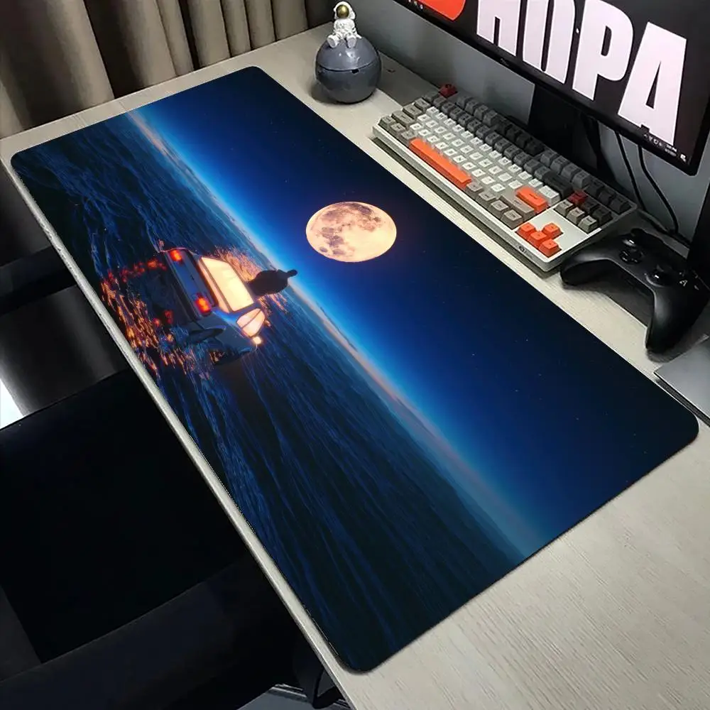 

Ocean Water Car Mouse Pad XXL Large Gaming MousePad Anti-Slip Rubber Extended Desk Mat Gamer Office Use Computer Accessories Rug