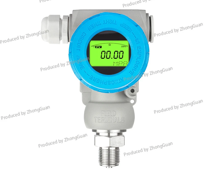 2088 Pressure Transmitter High Precision with Digital Display 4-20mA Output RS485 Communication Explosion-proof, Pressure Sensor