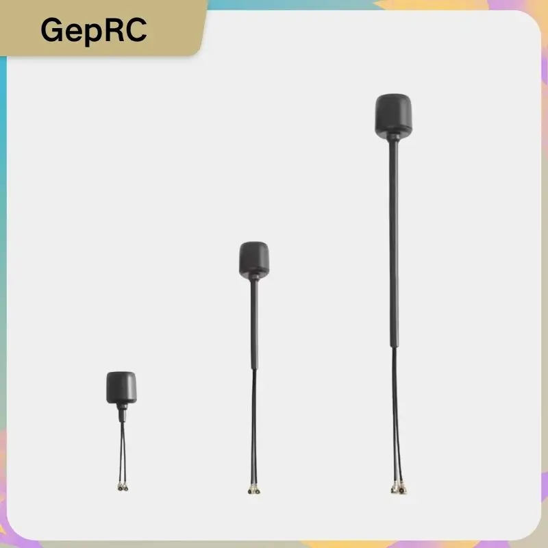 FlyFishRC Dual-Band Antenna 5.8Ghz/2.4Ghz IPEX/UFL 40mm/95mm/145mm LHCP Long-distance Antenna Compatible O3 for FPV RC Drone