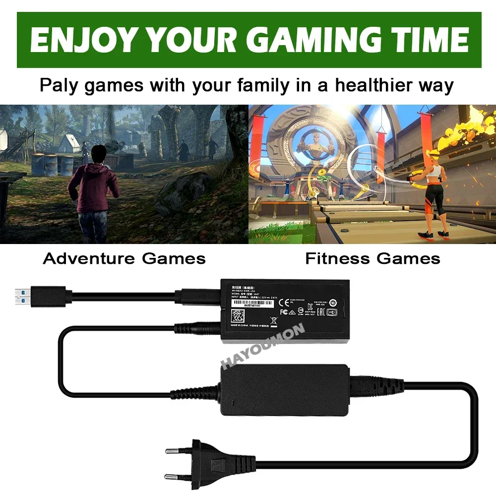 Nuevo adaptador Kinect 2,0 3,0 para Xbox One, adaptador para XBOX ONE S, adaptador de corriente USB con enchufe para UE/EE. UU./Reino Unido, fuente de alimentación para XBOX ONE X