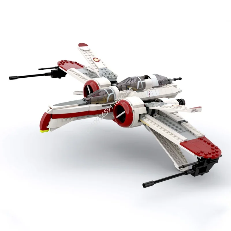 

693PCS MOC Star Battle ARC-170 Starfighter MOD Stacking Block Play Models Building Set Adults Toys Hobby Collectible Education