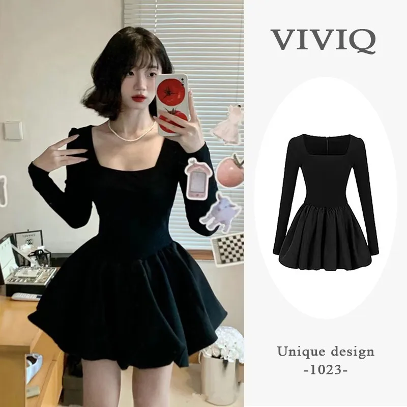 Hepburn Style Black Princess Dress Women\'s Autumn and Winter Birthday Skirt Elegant Party Luxury Dresses 2024 Women Clothing