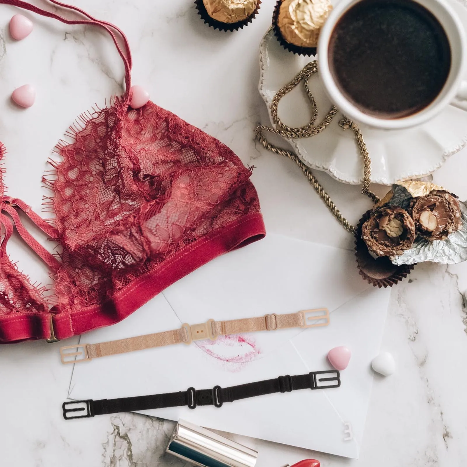 6 шт., нескользящие бретели с пряжкой на плечо, регулируемые ремни для нижнего белья, разноцветные сменные ремни для спортивных упражнений для женщин