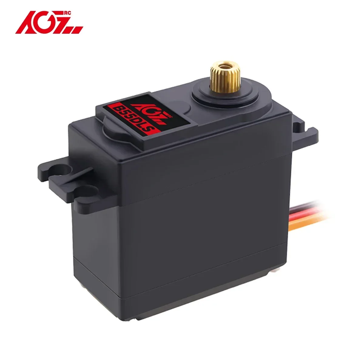 AGFRC-Servomotor de dirección Digital, engranaje de Metal B55DLM B55DLS, 17KG, 11,5 KG, caja de plástico de alto Torque, para Robot RC, coche, avión, barco