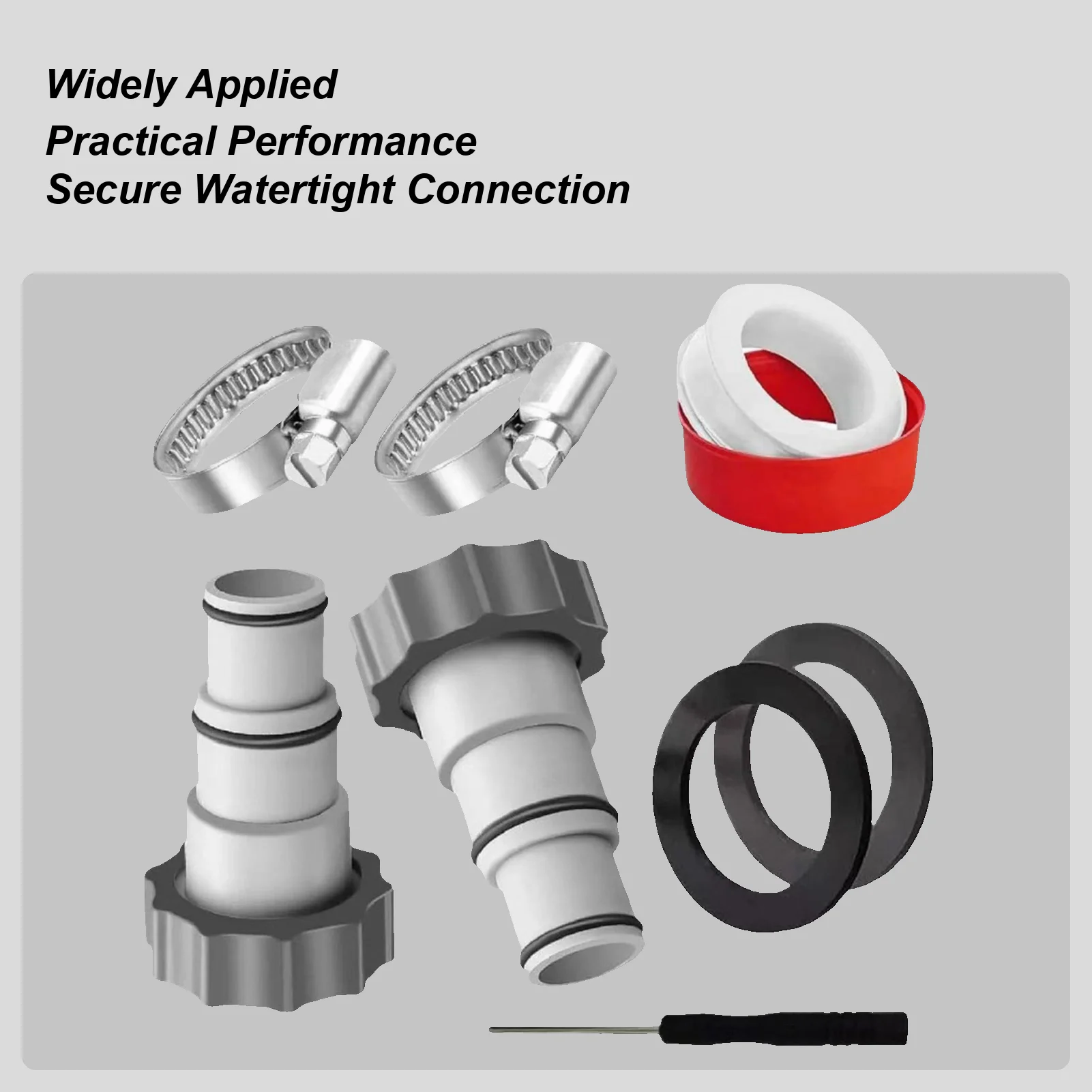 

Pool Hose Adapter Pool Vacuum Hose Connector Spa Replacement Parts Hose Adapter Kit Swimming Pool accessories